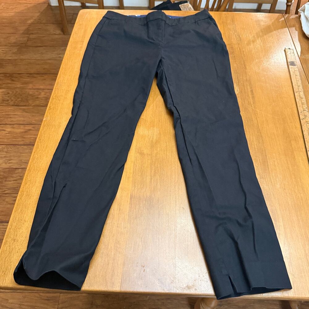 Boden Richmond Trousers Black 10R Casual Business Chic Office Teacher Stretchy